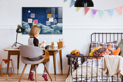 Magnetic marker board Night sky