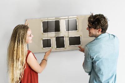 Magnetic marker board Retro frame