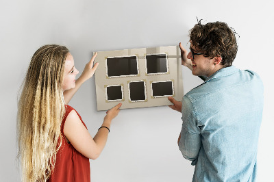 Magnetic marker board Retro frame