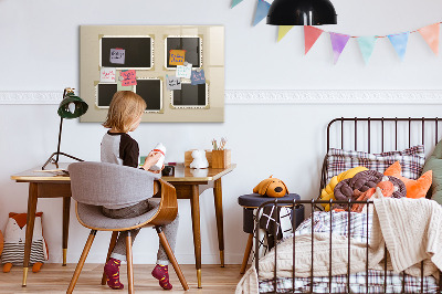 Magnetic marker board Retro frame
