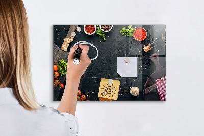 Magnetic marker board Kitchen accessories