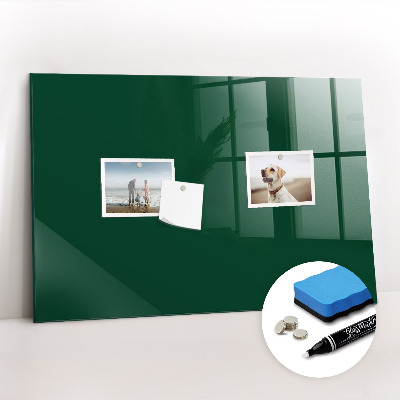 Magnetic marker board Bottle green