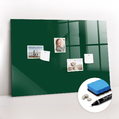 Magnetic marker board Bottle green
