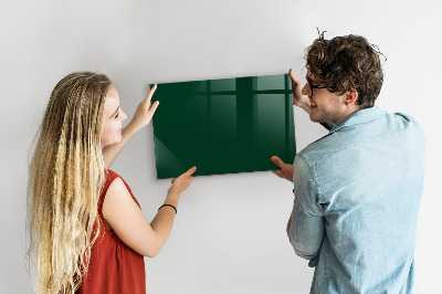 Magnetic marker board Bottle green