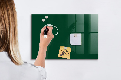 Magnetic marker board Bottle green