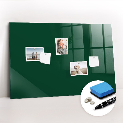 Magnetic marker board Bottle green