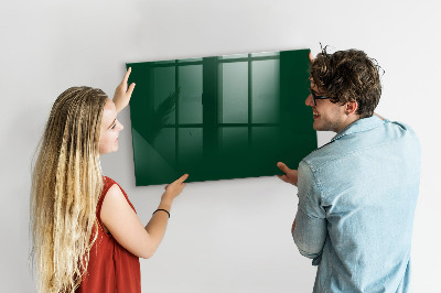 Magnetic marker board Bottle green