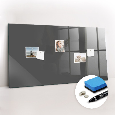 Glass dry erase board magnetic Gray