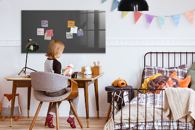 Glass dry erase board magnetic Gray