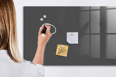 Glass dry erase board magnetic Gray