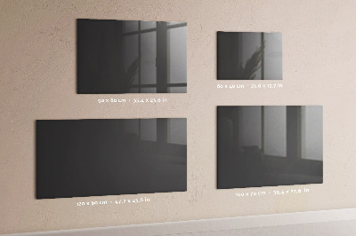 Glass dry erase board magnetic Gray