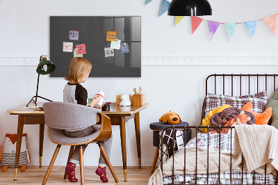 Glass dry erase board magnetic Gray