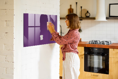 Magnetic dry erase board Purple