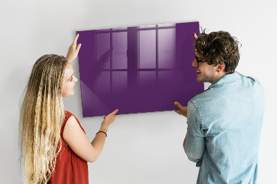 Magnetic dry erase board Purple