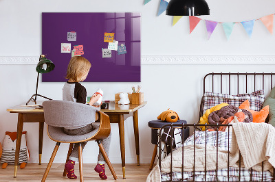 Magnetic dry erase board Purple