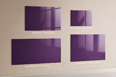 Magnetic marker board Purple