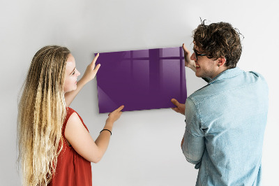 Magnetic dry erase board Purple