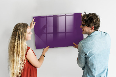 Magnetic dry erase board Purple