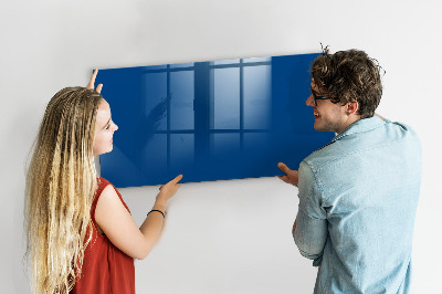 Magnetic glass board Blue