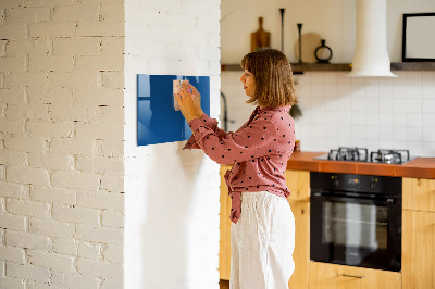 Magnetic glass board Blue