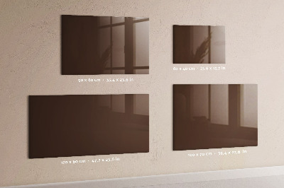 Glass dry erase board magnetic Brown