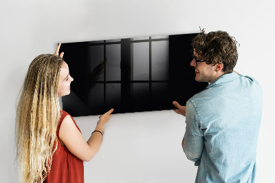 Magnetic marker board Black