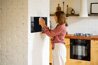 Magnetic board dry erase magnetic board Black