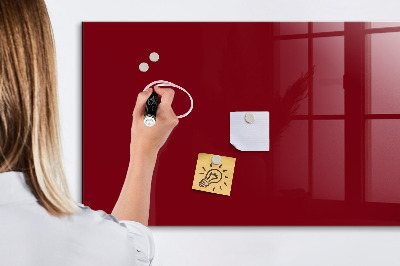 Magnetic board with magnets Burgundy