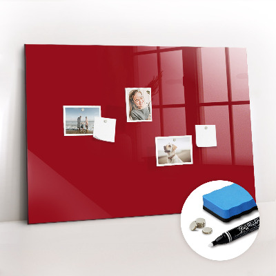 Magnetic marker board Red