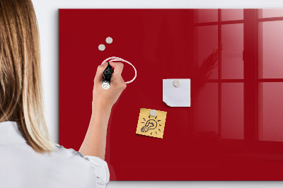Magnetic marker board Red