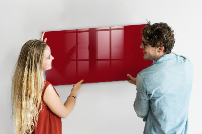 Magnetic marker board Red