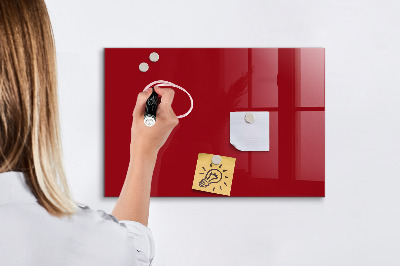Magnetic marker board Red