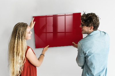 Magnetic marker board Red