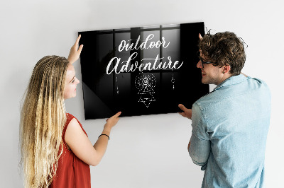 Glass dry erase board magnetic Outdoor adventure