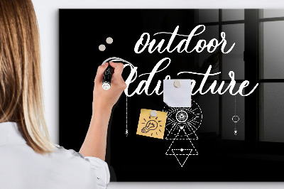 Glass dry erase board magnetic Outdoor adventure
