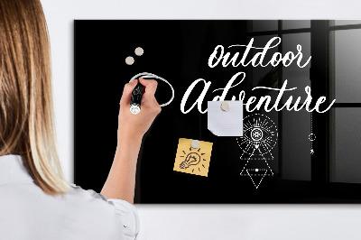 Glass dry erase board magnetic Outdoor adventure