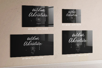 Glass dry erase board magnetic Outdoor adventure