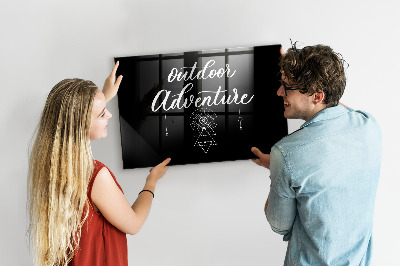 Glass dry erase board magnetic Outdoor adventure