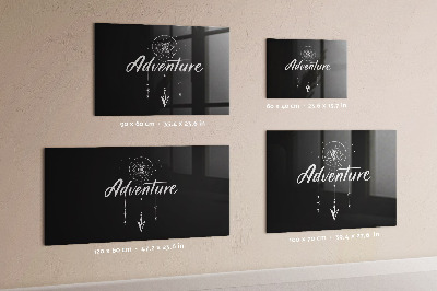 Glass dry erase board magnetic Adventure