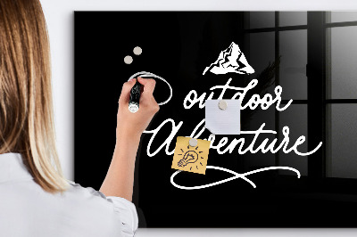 Glass dry erase board magnetic Outdoor adventure