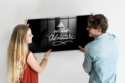 Glass dry erase board magnetic Outdoor adventure