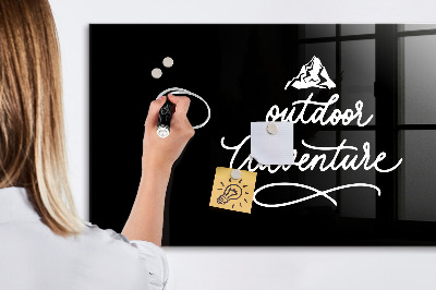 Glass dry erase board magnetic Outdoor adventure
