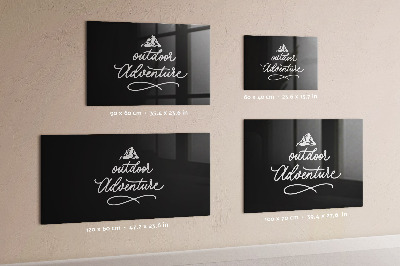 Glass dry erase board magnetic Outdoor adventure