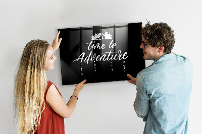 Glass dry erase board magnetic Adventure time