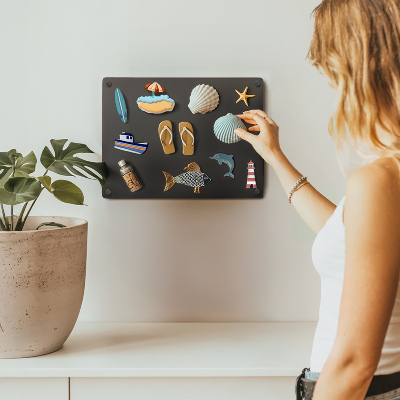 Vacation magnetic photo board, 11 x 15 in (30 x 40 cm)