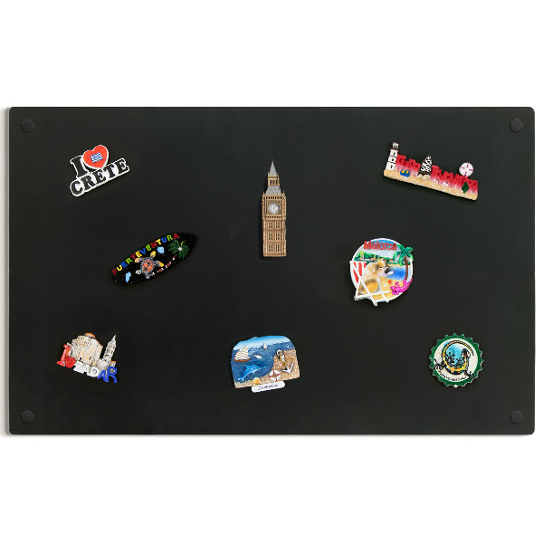 Wall-mounted magnet board in size 19 × 31 in (50 × 80 cm)