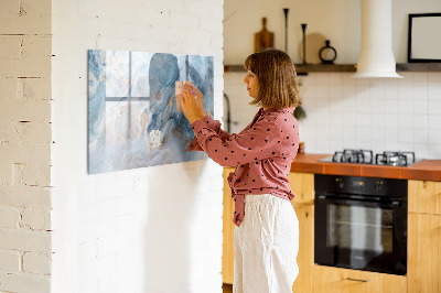 Magnetic dry erase board Marble pattern