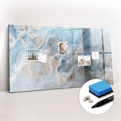 Magnetic dry erase board Marble pattern