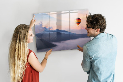 Magnetic dry erase board Beautiful landscape