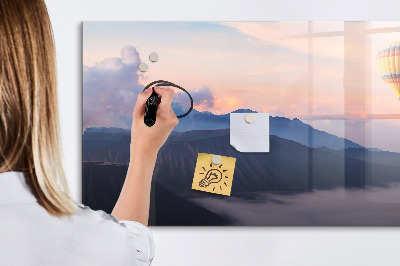 Magnetic dry erase board Beautiful landscape